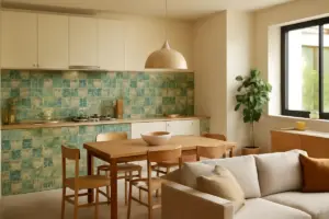 Come integrare piastrelle artigianali in un open space? Soluzioni che armonizzano senza creare disordine