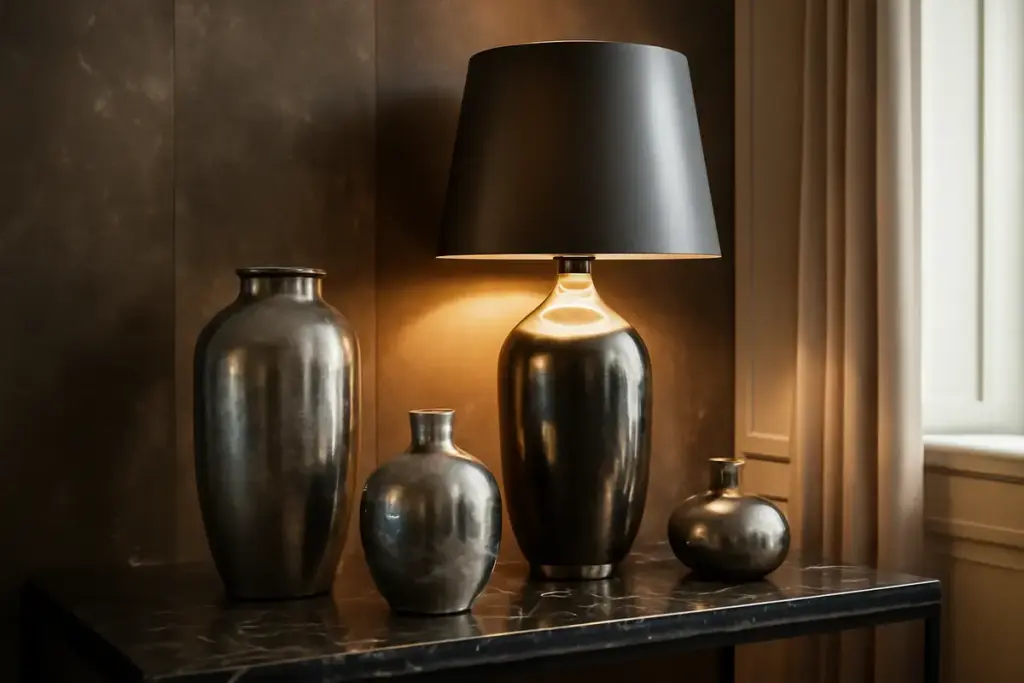 Ceramiche con finiture metalliche per interni eleganti: la soluzione che illumina e stupisce