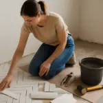 Piastrelle a spina di pesce in ceramica: l’alternativa raffinata per rinnovare il pavimento senza stress