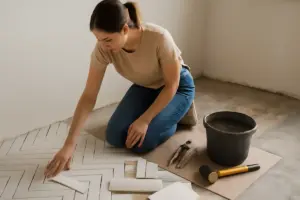Piastrelle a spina di pesce in ceramica: l’alternativa raffinata per rinnovare il pavimento senza stress
