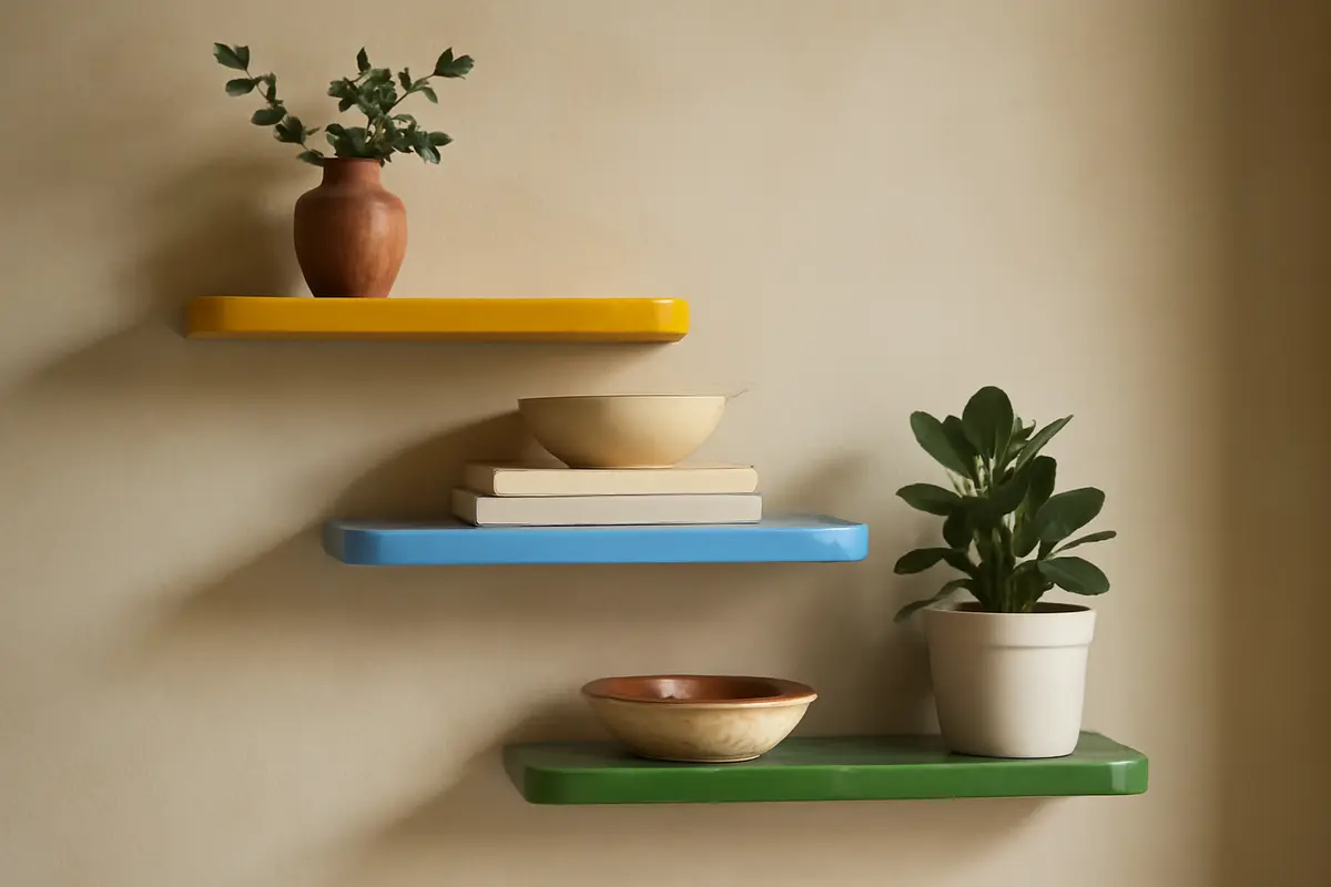 Mensole in ceramica smaltata: perché garantiscono un tocco di colore duraturo più delle tradizionali