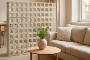 Pareti divisorie in ceramica: soluzione pratica per separare spazi senza appesantire l’ambiente