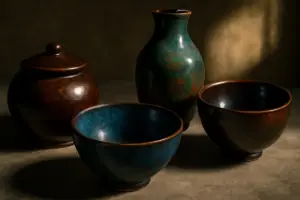 Utilizzo di ossidi metallici nella colorazione della ceramica: tinte profonde e giochi di luce sorprendenti