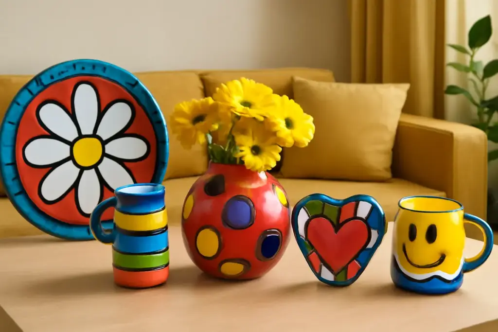 Decorazioni ceramiche pop art: come portare colore e allegria senza eccessi in casa