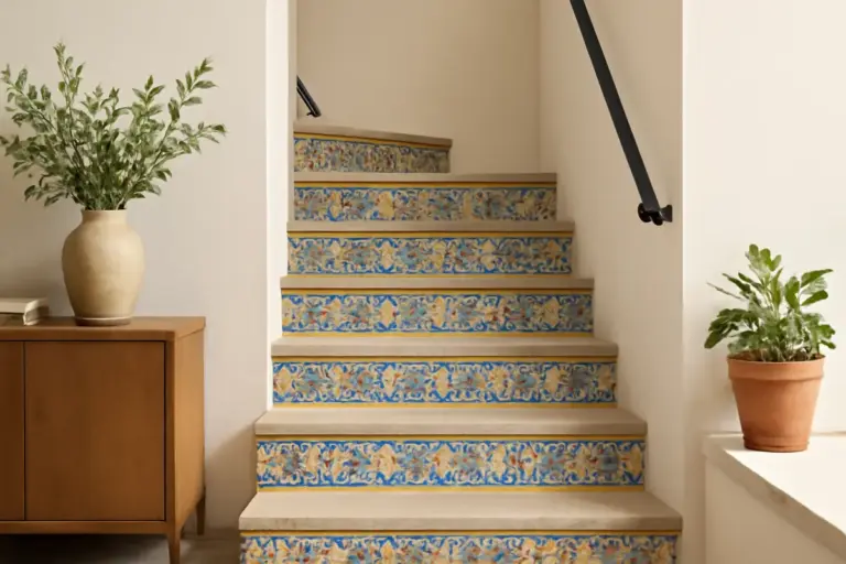 Quali decori ceramici dare alle scale interne? Idee per una continuità visiva senza eccedere