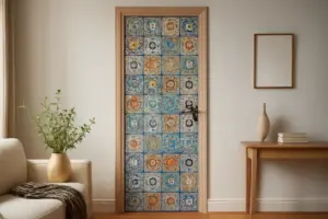 Porte interne decorate con ceramiche: il trucco che aggiunge carattere senza grandi interventi