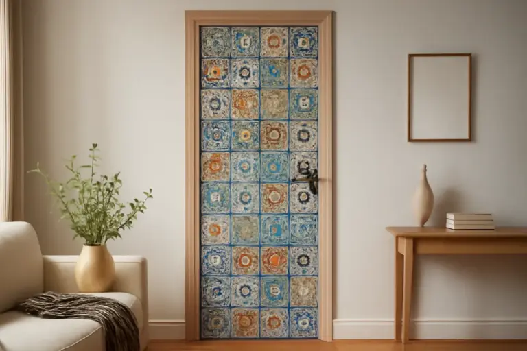 Porte interne decorate con ceramiche: il trucco che aggiunge carattere senza grandi interventi