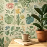 Piastrelle con motivi botanici: porta la natura tra le mura con risultati duraturi e sorprendenti