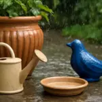 Elementi in ceramica per il giardino: scegliere materiali resistenti alla pioggia