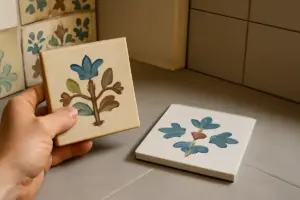 Le vere differenze tra piastrelle decorate a mano e industriali nei progetti di interni: dettagli che non mentono
