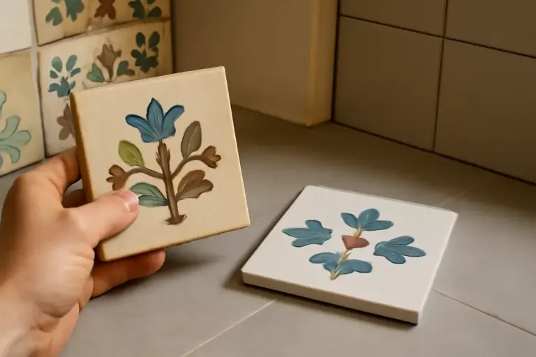 Le vere differenze tra piastrelle decorate a mano e industriali nei progetti di interni: dettagli che non mentono
