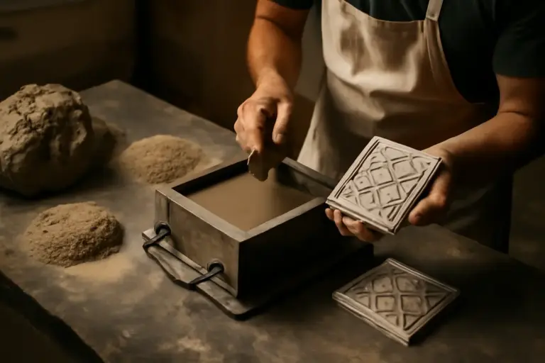 Come nasce una piastrella ceramica artigianale? I passaggi segreti che fanno la differenza